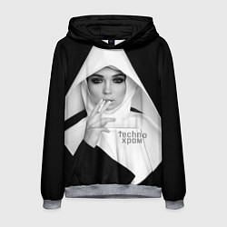 Мужская толстовка Techno храм роковая монашка