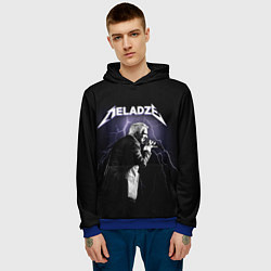 Толстовка-худи мужская Meladze - Metallica, цвет: 3D-синий — фото 2
