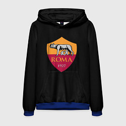 Толстовка-худи мужская Roma fc club sport, цвет: 3D-синий