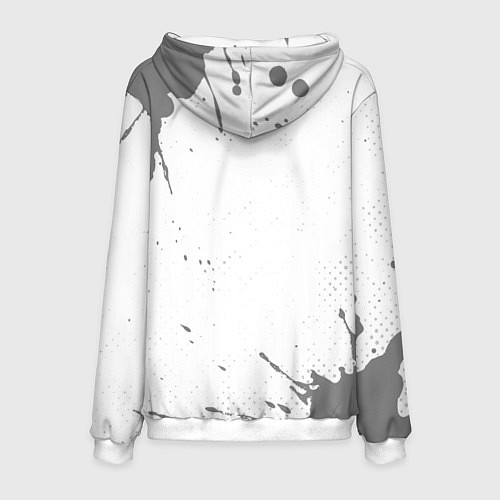 Мужская толстовка Альберт мужчина ну с очень большой буквы / 3D-Белый – фото 2