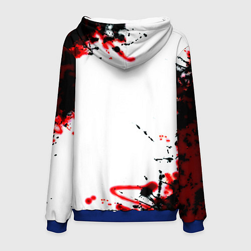 Мужская толстовка Robocop краски / 3D-Синий – фото 2