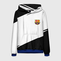 Толстовка-худи мужская Barcelona краски чёрные спорт, цвет: 3D-синий