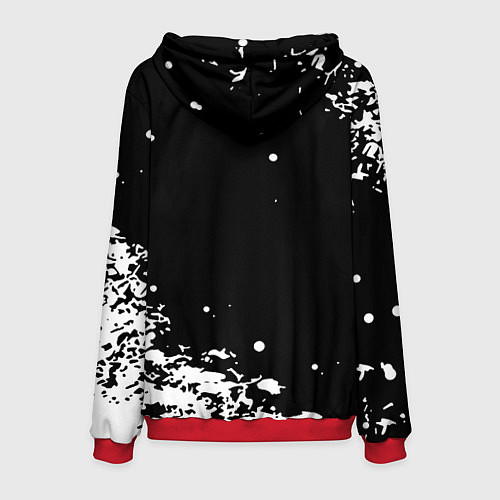 Мужская толстовка Roblox белая краска / 3D-Красный – фото 2