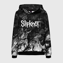 Толстовка-худи мужская Slipknot black graphite, цвет: 3D-черный