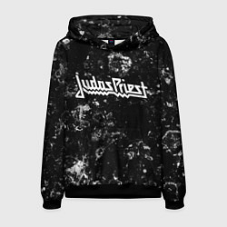 Толстовка-худи мужская Judas Priest black ice, цвет: 3D-черный