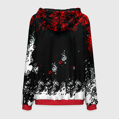 Мужская толстовка Bully краски / 3D-Красный – фото 2