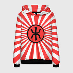 Толстовка-худи мужская Red Alert: Империя Восходящего Солнца, цвет: 3D-черный