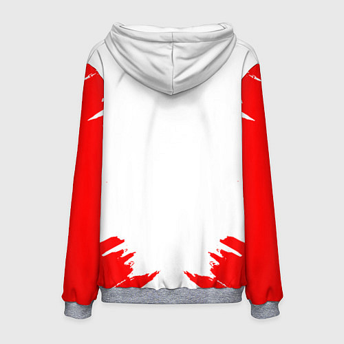 Мужская толстовка Dead by Daylight красный / 3D-Меланж – фото 2