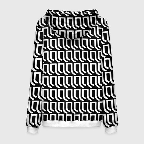 Мужская толстовка Juventus pattern fc / 3D-Белый – фото 2