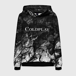 Толстовка-худи мужская Coldplay black graphite, цвет: 3D-черный