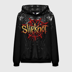 Толстовка-худи мужская Slipknot band, цвет: 3D-черный