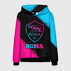Толстовка-худи мужская Roma - neon gradient, цвет: 3D-черный