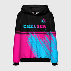 Мужская толстовка Chelsea - neon gradient посередине