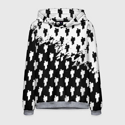 Мужская толстовка Billie Eilish pattern black