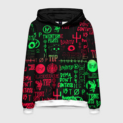 Мужская толстовка Twenty one pilots pattern rock steel