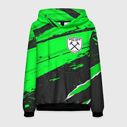 Толстовка-худи мужская West Ham sport green, цвет: 3D-черный