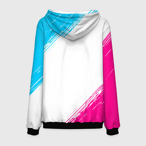 Мужская толстовка AC Milan neon gradient style / 3D-Черный – фото 2