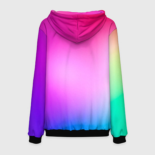 Мужская толстовка Colorful gradient / 3D-Черный – фото 2