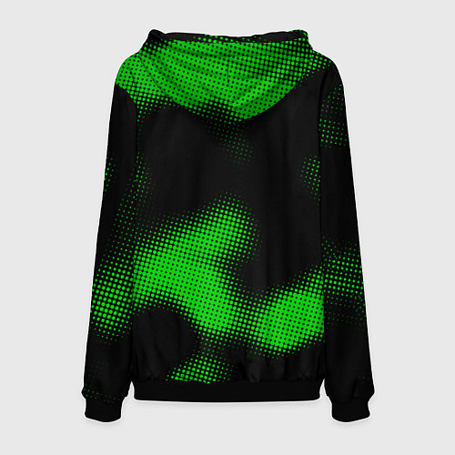 Мужская толстовка Leicester City sport halftone / 3D-Черный – фото 2