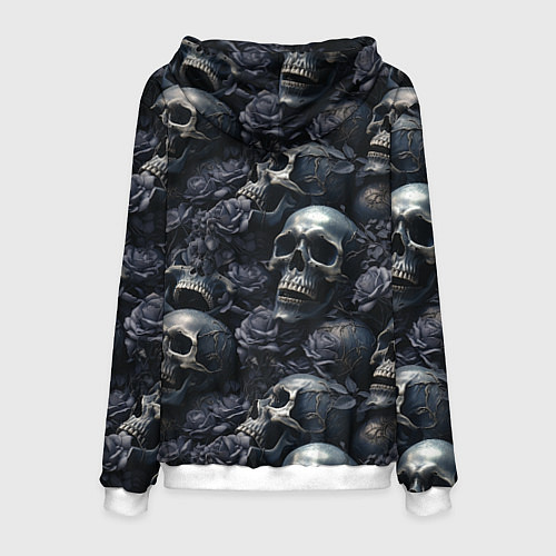 Мужская толстовка Пепельное поле / 3D-Белый – фото 2