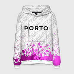 Толстовка-худи мужская Porto pro football посередине, цвет: 3D-белый
