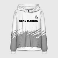 Мужская толстовка Real Madrid sport на светлом фоне посередине