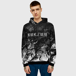 Толстовка-худи мужская Burzum black graphite, цвет: 3D-черный — фото 2