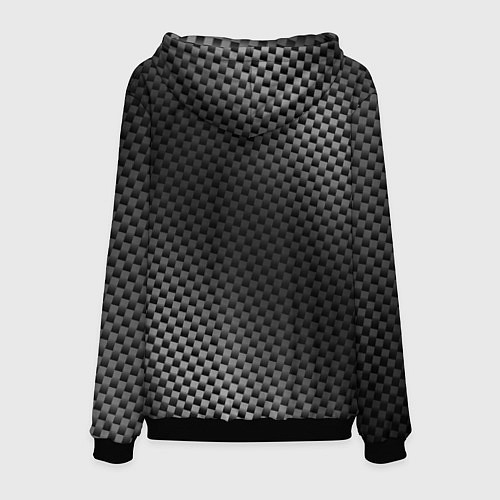 Мужская толстовка Lamborghini sport carbon / 3D-Черный – фото 2