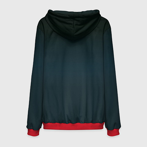 Мужская толстовка Задача трёх тел - Салазар / 3D-Красный – фото 2