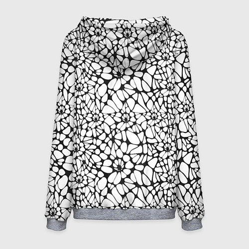 Мужская толстовка Абстрактный узор из звезд / 3D-Меланж – фото 2