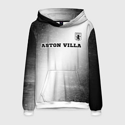 Толстовка-худи мужская Aston Villa sport на светлом фоне посередине, цвет: 3D-белый