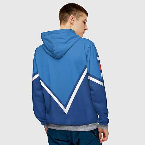 Мужская толстовка СССР спорт / 3D-Меланж – фото 4