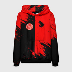 Толстовка-худи мужская Ajax sport color red, цвет: 3D-черный