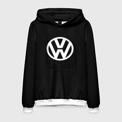 Толстовка-худи мужская Volkswagen sport avto, цвет: 3D-белый