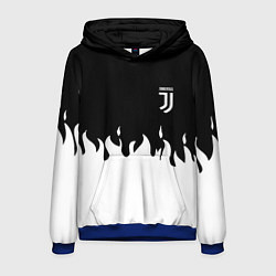 Толстовка-худи мужская Juventus fire, цвет: 3D-синий