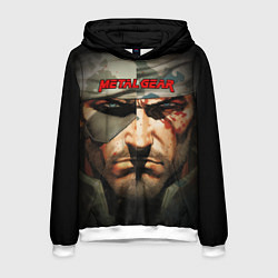 Толстовка-худи мужская Metal gear Venom Snake, цвет: 3D-белый