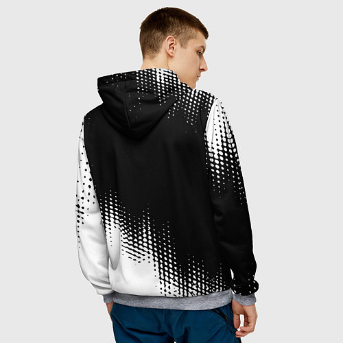 Мужская толстовка Liverpool краски / 3D-Меланж – фото 4