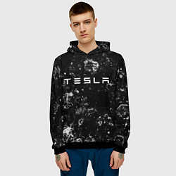 Толстовка-худи мужская Tesla black ice, цвет: 3D-черный — фото 2