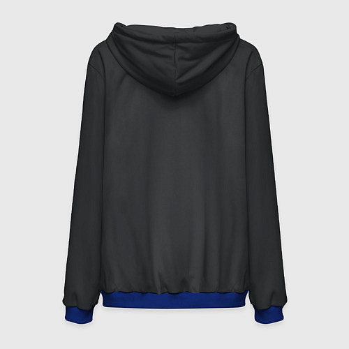 Мужская толстовка Bloodborne Bosses - Тень Ярнама / 3D-Синий – фото 2