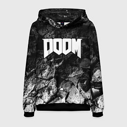 Толстовка-худи мужская Doom black graphite, цвет: 3D-черный