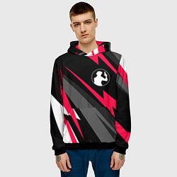 Толстовка-худи мужская Cowboy Bebop electro lines, цвет: 3D-черный — фото 2