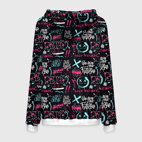 Мужская толстовка We are the future / 3D-Белый – фото 2