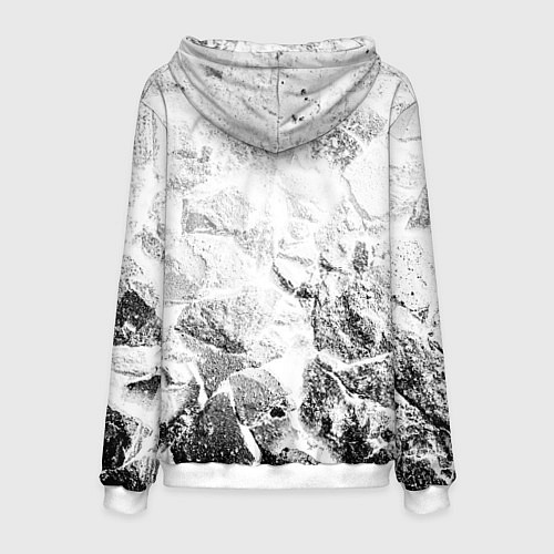 Мужская толстовка Real Madrid white graphite / 3D-Белый – фото 2