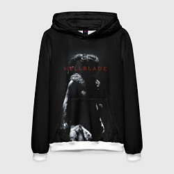 Толстовка-худи мужская Hellblade, цвет: 3D-белый