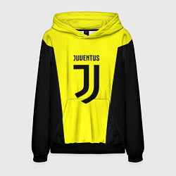 Толстовка-худи мужская Juventus sport geometry yellow, цвет: 3D-черный