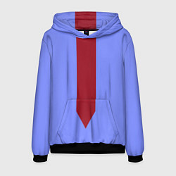 Толстовка-худи мужская Красная стрелка, цвет: 3D-черный