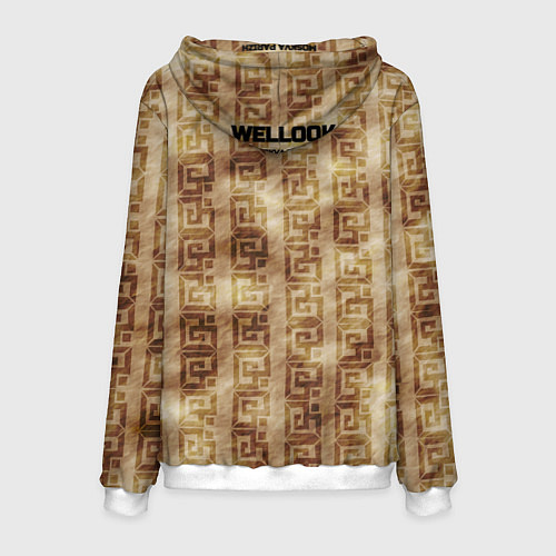 Мужская толстовка Arican Maps Art / 3D-Белый – фото 2