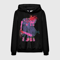 Толстовка-худи мужская Человек-бензопила - Демон войны, цвет: 3D-черный