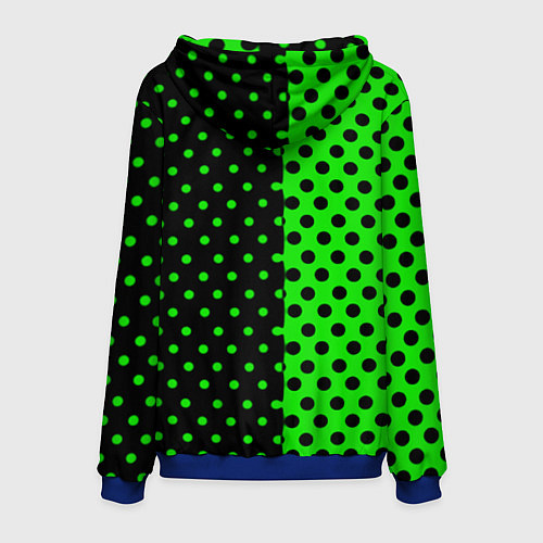 Мужская толстовка Minecraft creeper pattern / 3D-Синий – фото 2