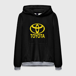 Толстовка-худи мужская Toyota yellow, цвет: 3D-меланж